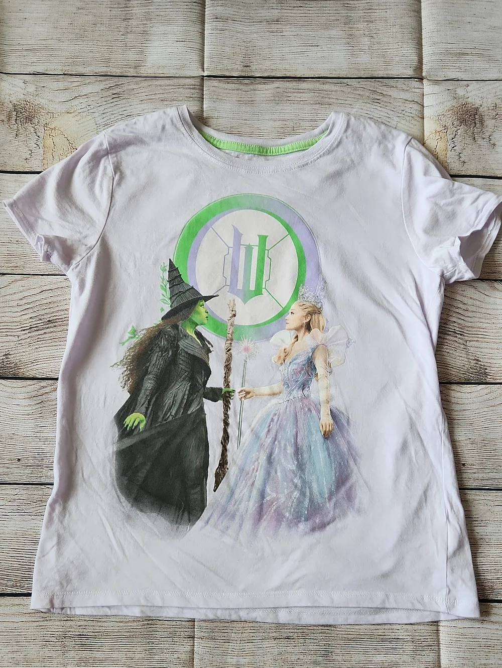 Light Purple Kids Wicked Witch vs Glinda Costume Graphic Tee
